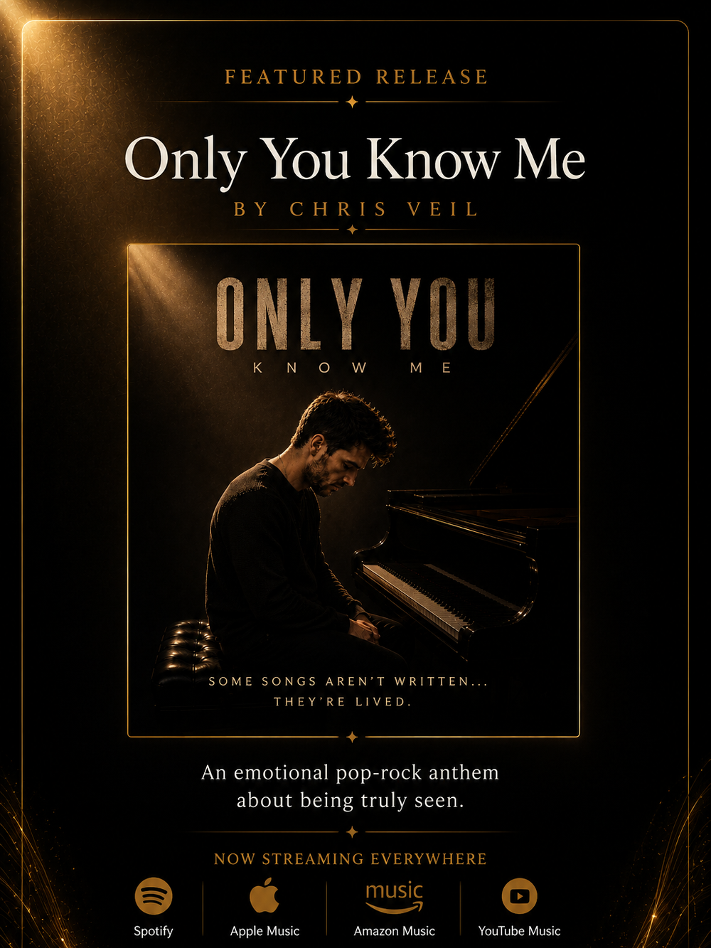 Only You Know Me featured release artwork