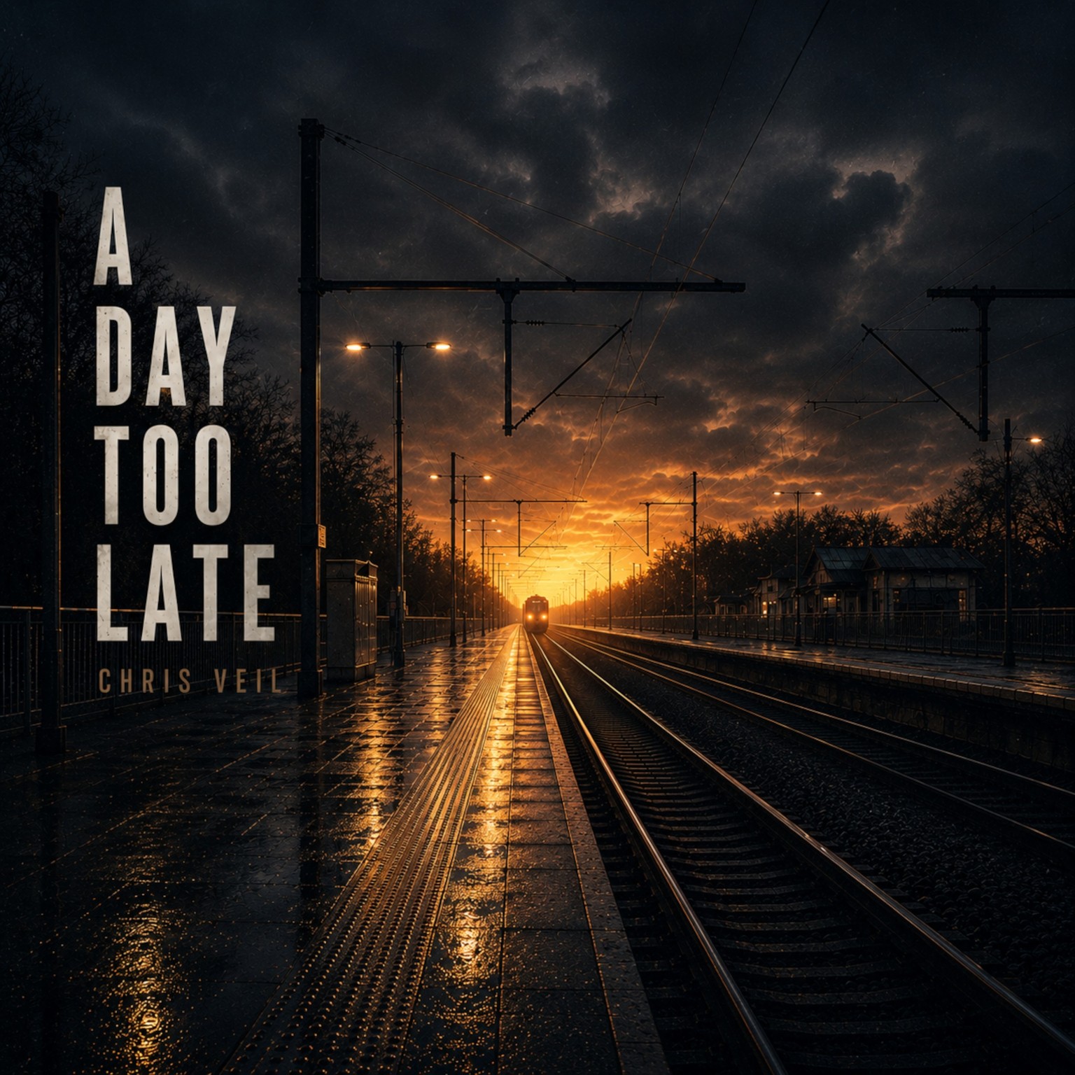 A Day Too Late by Chris Veil cover artwork