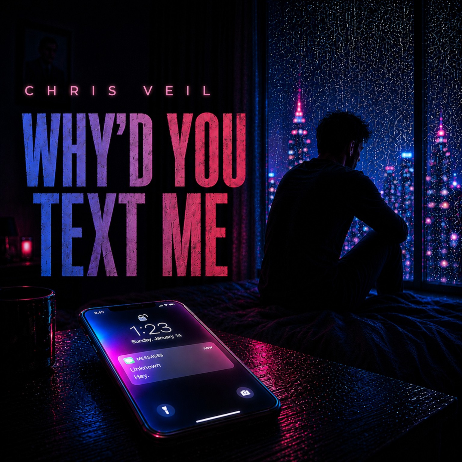 Why’d You Text Me by Chris Veil cover artwork